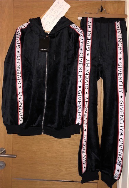 givenchy velvet tracksuit